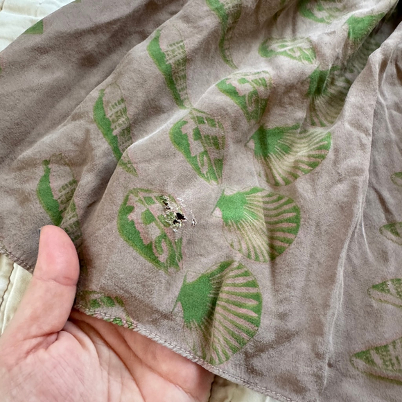 Amanda Uprichard 100% Silk Seashell Print Dress • Size: S - Picture 7 of 10